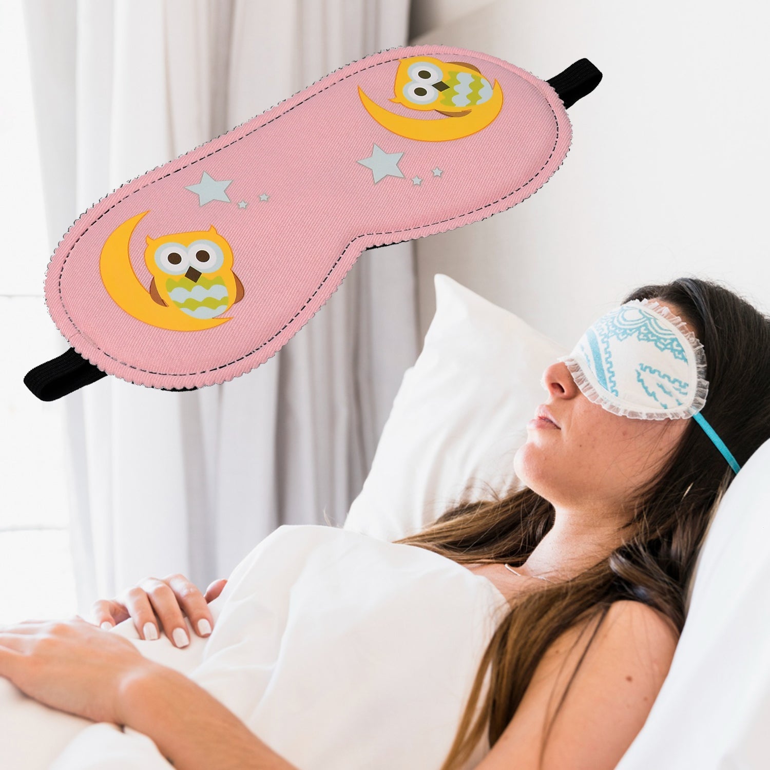 7365 SLEEPING MASK LIGHTWEIGHT COTTON FABRIC BLINDFOLD SOFT EYE MASK SUPER NEW PREMIUM EYE MASK (1 PC) DeoDap 7365 SLEEPING MASK LIGHTWEIGHT COTTON FABRIC BLINDFOLD SOFT EYE MASK SUPER NEW PREMIUM EYE MASK (1 PC) DeoDap